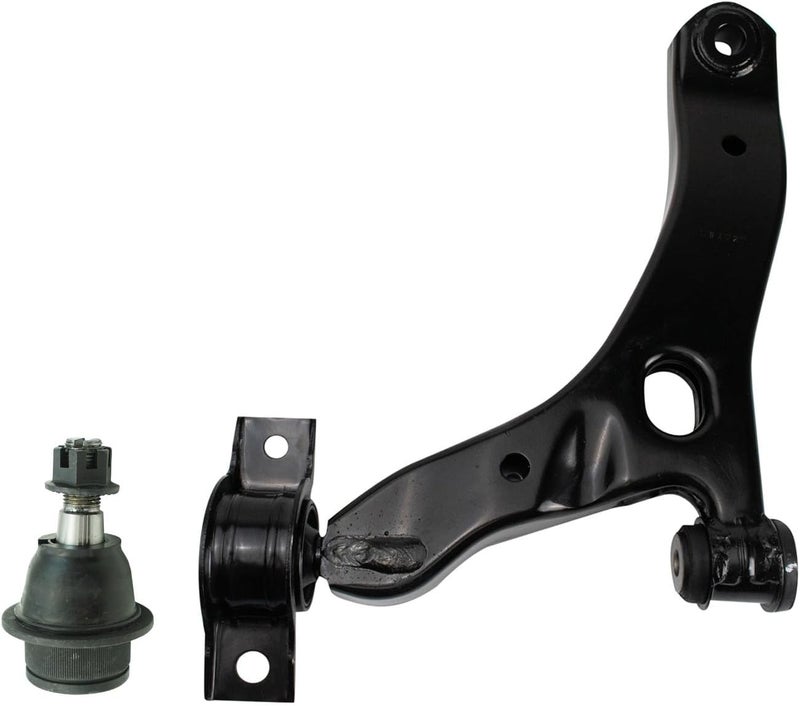 TRQ Front Left Lower Control Arm with Ball Joint Set Drivers Side Compatible with 2010-2013 Ford Transit Connect - Image 1